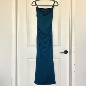 Elegant Teal Gown